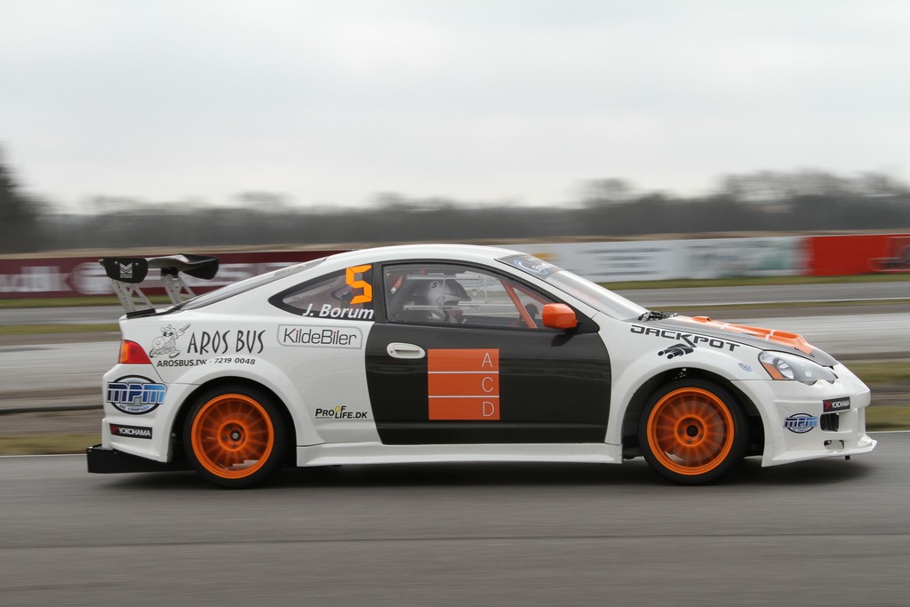 Den nye Honda Integra DC5, som den tog sig ud på testdagen den 26. marts
(Foto: Keld Dohm)